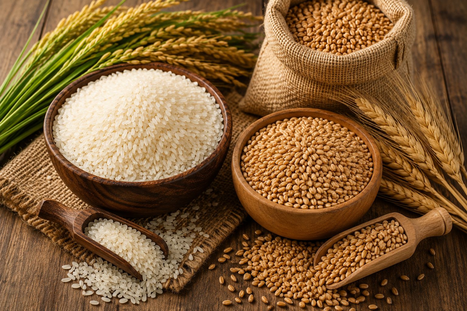 Rice & Wheat